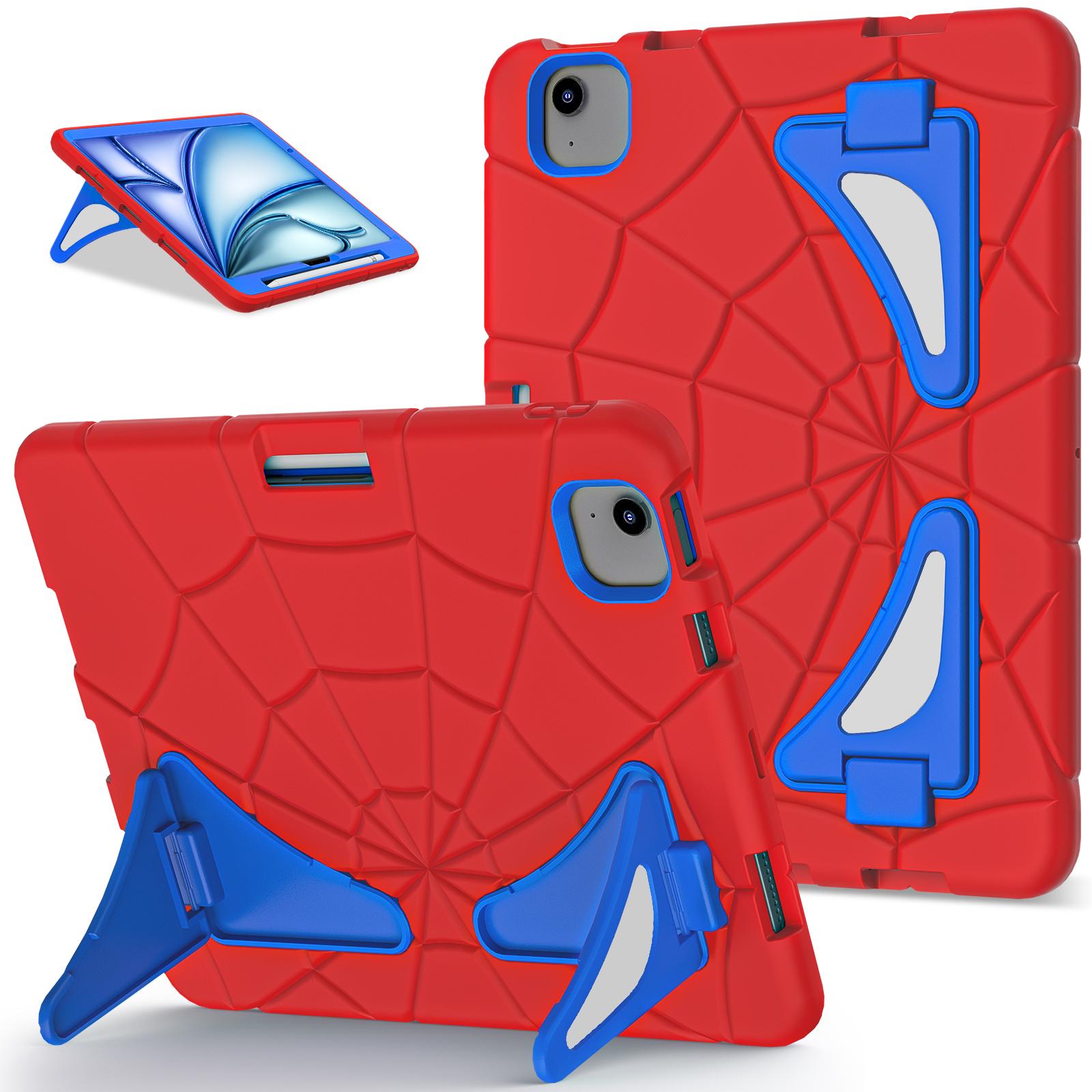

For iPad Air 11 (2025)/(2024) Kickstand Case Silicone+PC Tablet Cover B