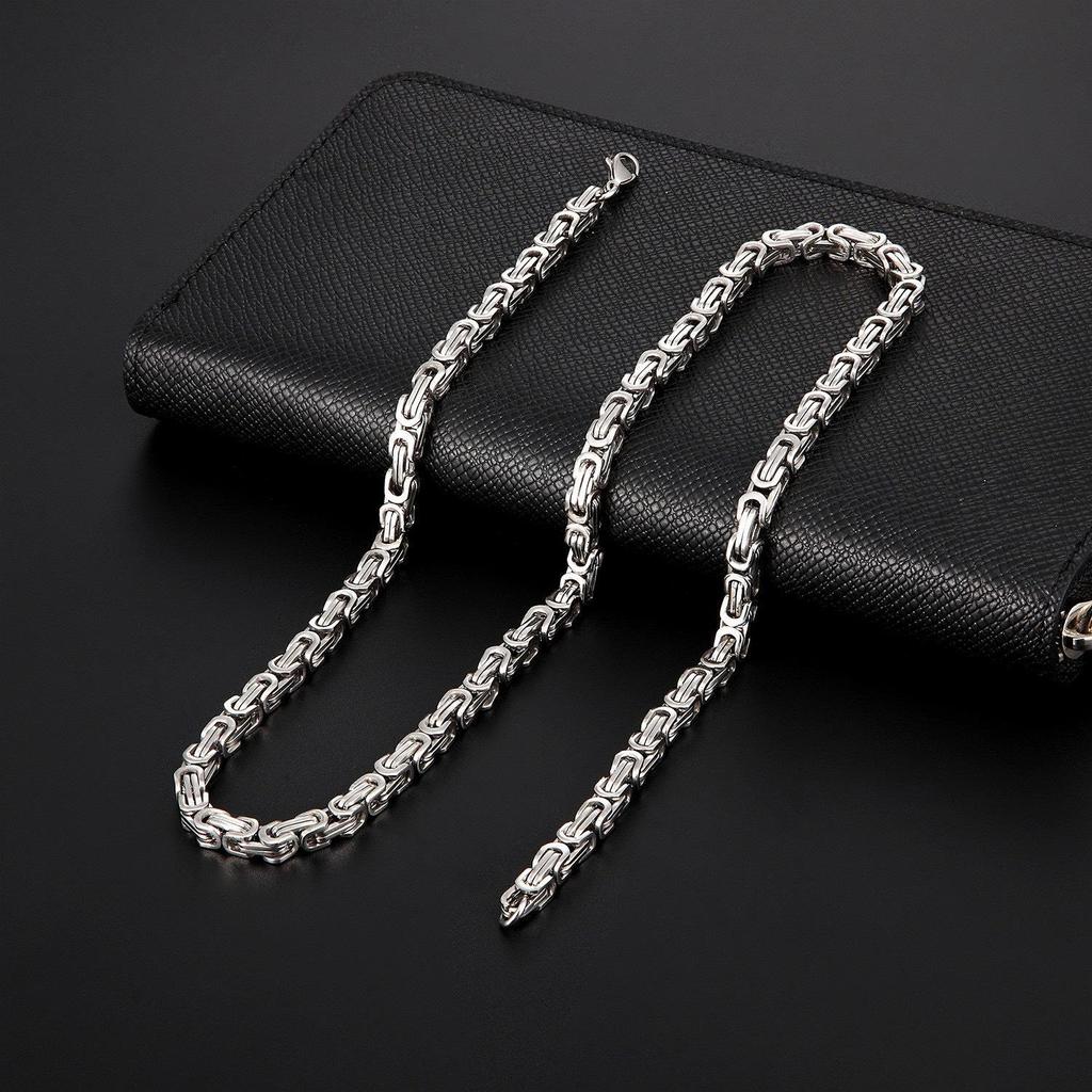 Creative Trendy Stainless Steel Men's Cuban Chain Necklace