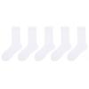 Premium Solid Crew Socks 5 Packs