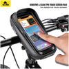 WILDMAN E16 Custom Logo Quick Release Bicycle Cycling Handlebar Mobile Phone Holder Bag MTB Road Bike Accessories Storage Bag