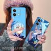 Konosuba Aqua Matte TPU Mobile Phone Case for Xiaomi Redmi Note 14 13 12 11 S Pro Plus 4G 5G Colorful Printing Cover