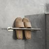 Self-Adhesive Towel Bar Holder Without Drilling Hole Tower Rack Hanger Shelf Storage Bathroom Towel Rod Bath Kitchen Towel Rail