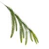 Realistic Dual-Tone Plastic Pine Needle Wreath Christmas Decor 10-Prong Artificial Fir Branches DIY Holiday Garland