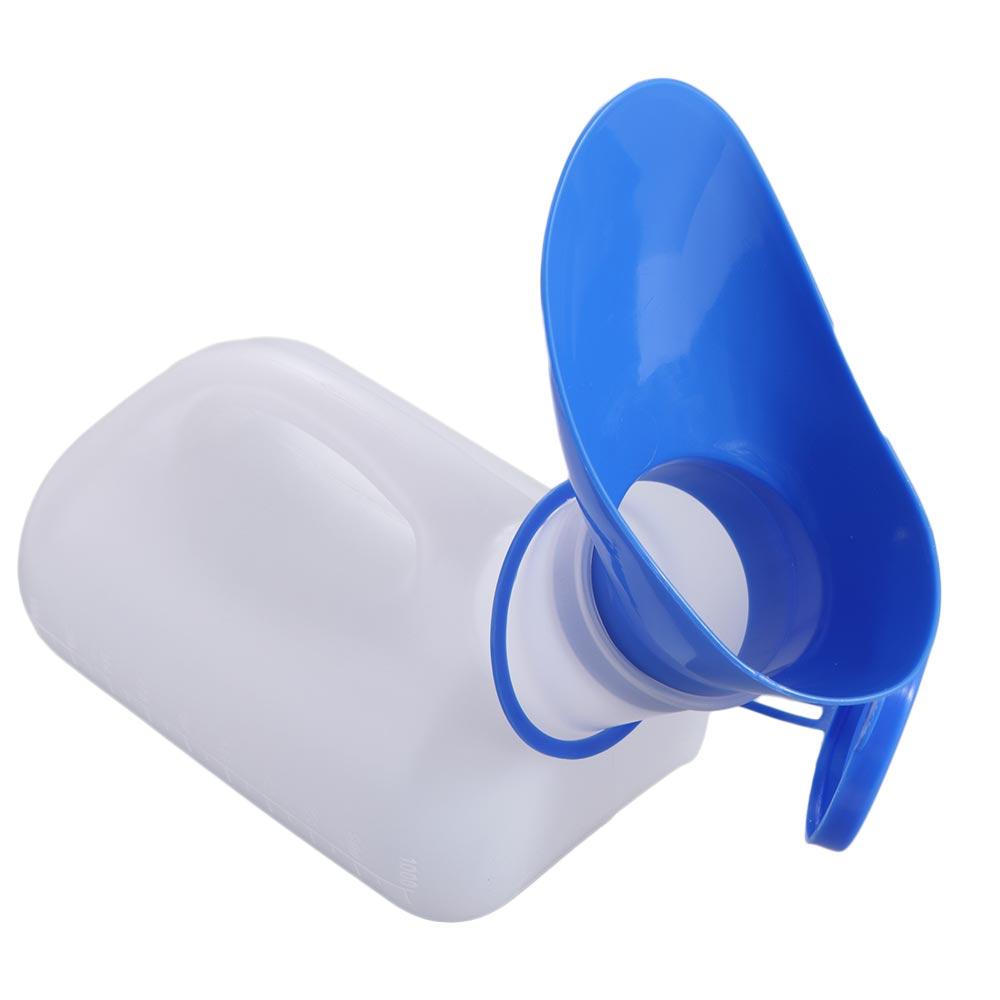 1000ml Mobile Toilet Pee Bottle Large Capacity Journey Urinal Plastic Pee Storage Tool Car Urine Bottle Camping Hiking Tools