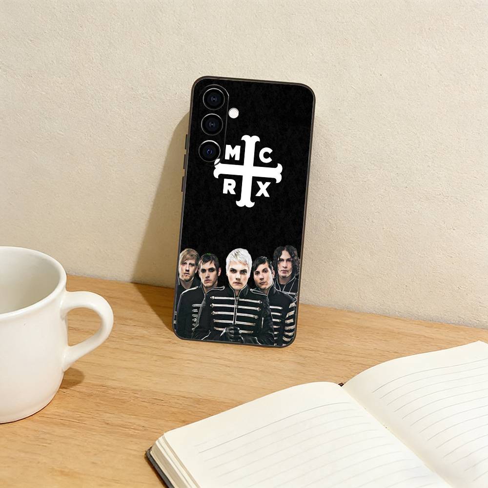 MCR f-Fan Icon My Chemical Romance   Phone Case For Samsung Galaxy A73,A72,A71,A70,A53,A52,A51,Others Soft Black Cover