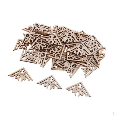50 pezzi di decorazioni in legno per matrimonio