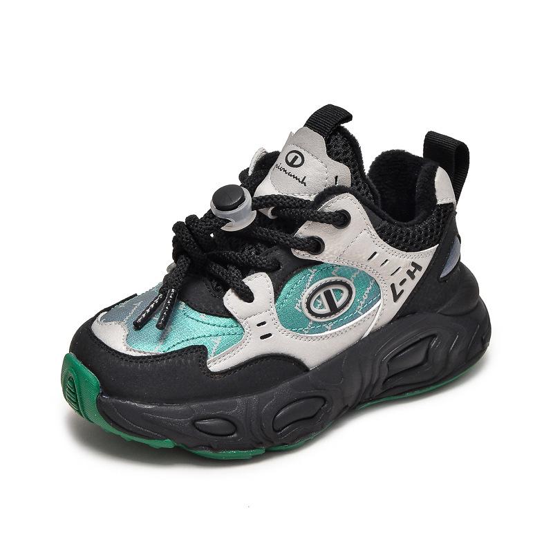 2025 Jungen- und Mädchen-Fleece-gefütterte Sneakers - Herbst-/Winterschuhe für mittlere und große Kinder