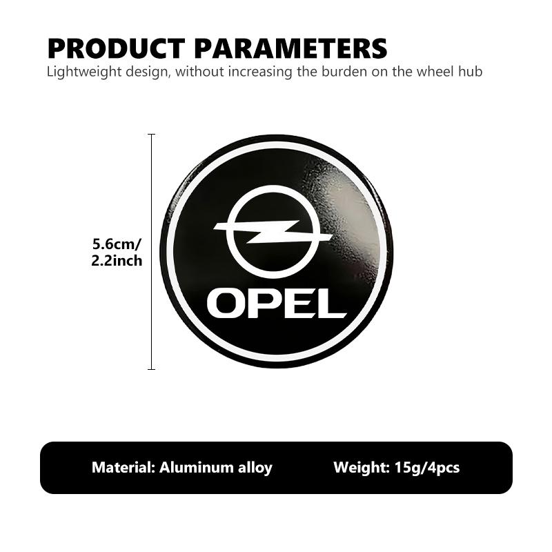Do Opel Kołpaki Środkowe Kół Oryginalne Pokrywy Kołpaków Naklejka na Koło ADAM ASTRA J K CORSA E INSIGNIA MOKKA VIVA Meriva