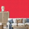 Hearts Wallpaper Red and Coral 50x1000