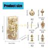 KX4B 13Pieces Eye Catching Christmas Tree Ornament Elegant Christmas Ornament Set Stylish Festival Tree Pendant Decoration