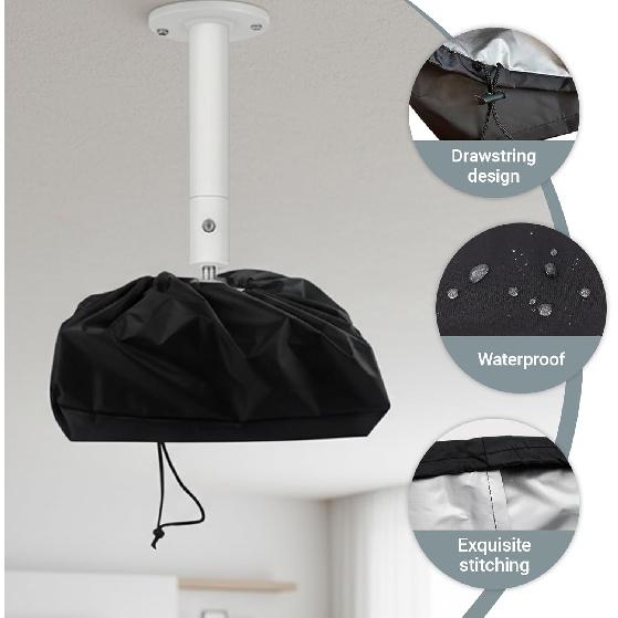 Projector Dust Cover for Ceiling Video Projector At Home or Outdoor Installation, Waterproof Dustproof Protection Case, 14"x14"x 9"