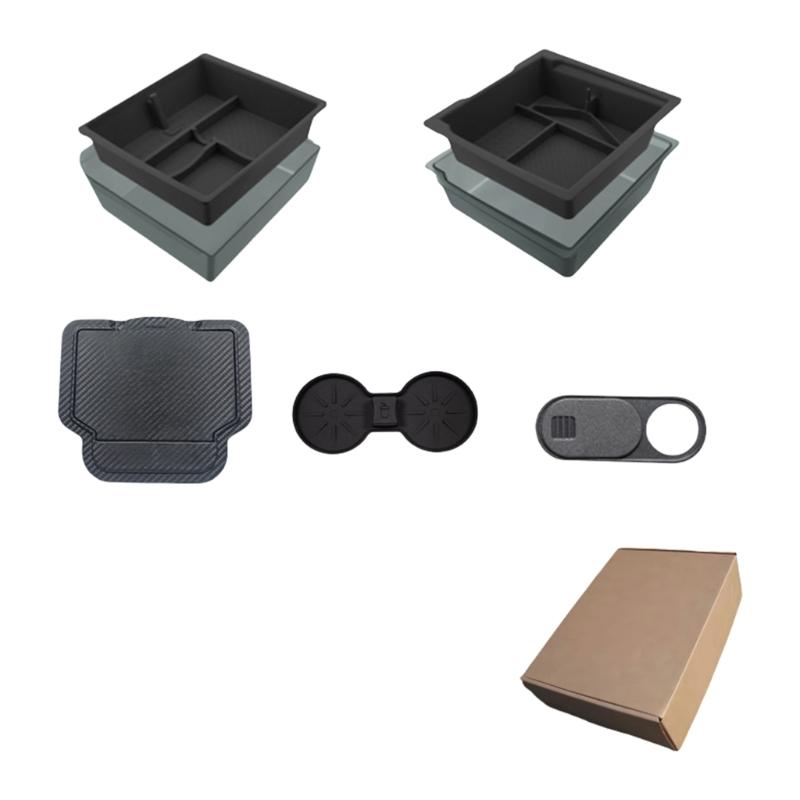 Armrest Storage Tray Anti Slip Storage Box for 3 Y Juniper Easy Installation Center Console Organizer Tray