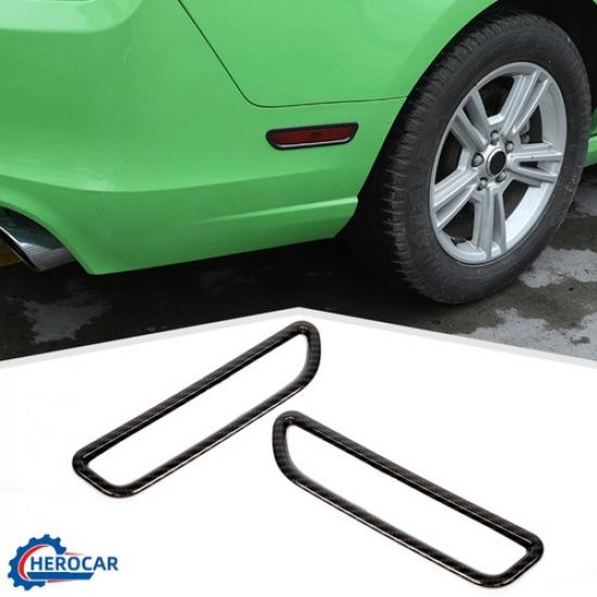 Car Rear Wheel Eyebrow Light Lamp Trim Ring Bezel Decor For Ford Mustang 2010-14