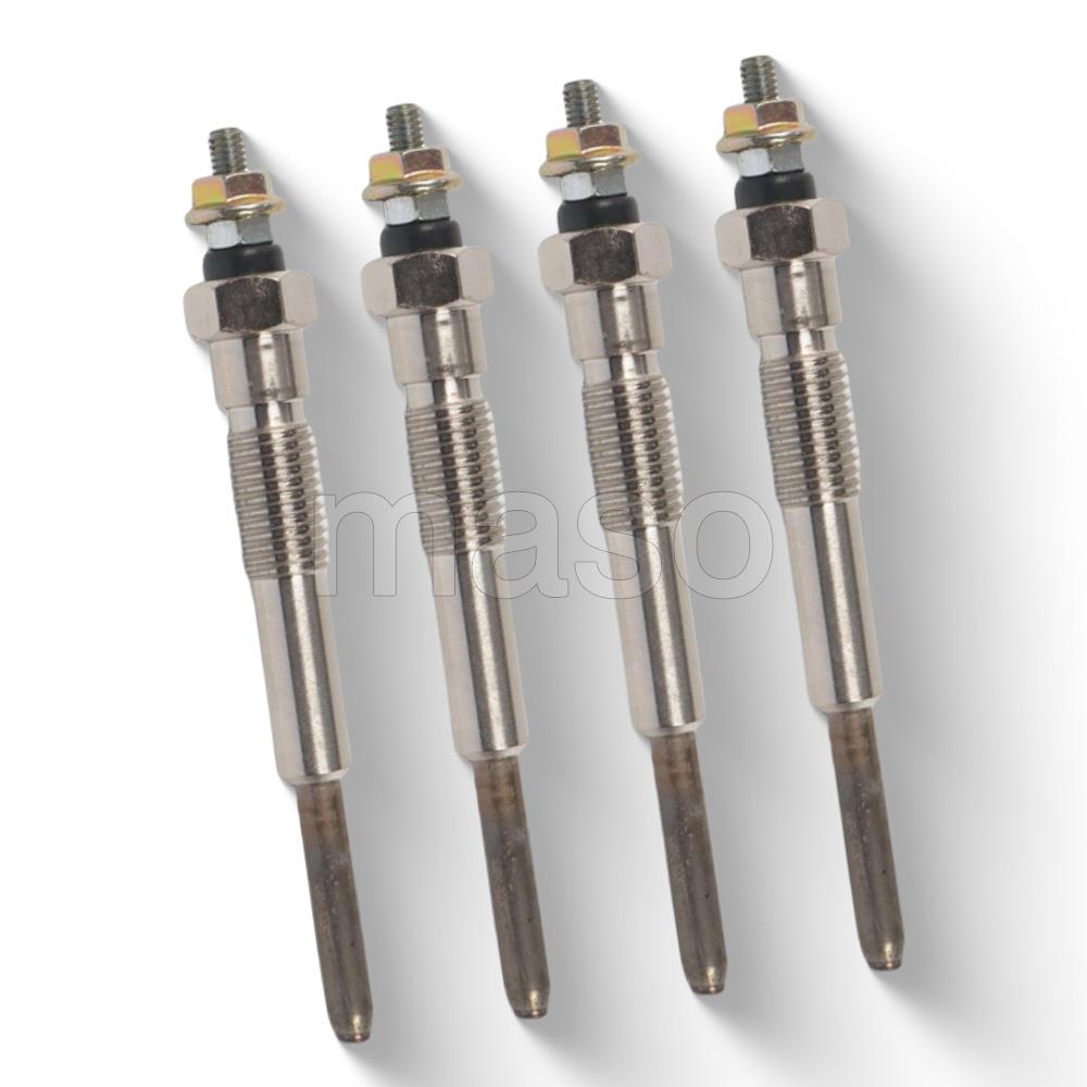 4pcs Glow Plugs 19850-67030 19850-67020 For Toyota Landcruiser Prado Granvia Hiace Hilux Regius IMP 1KZ-TE 1993-2006