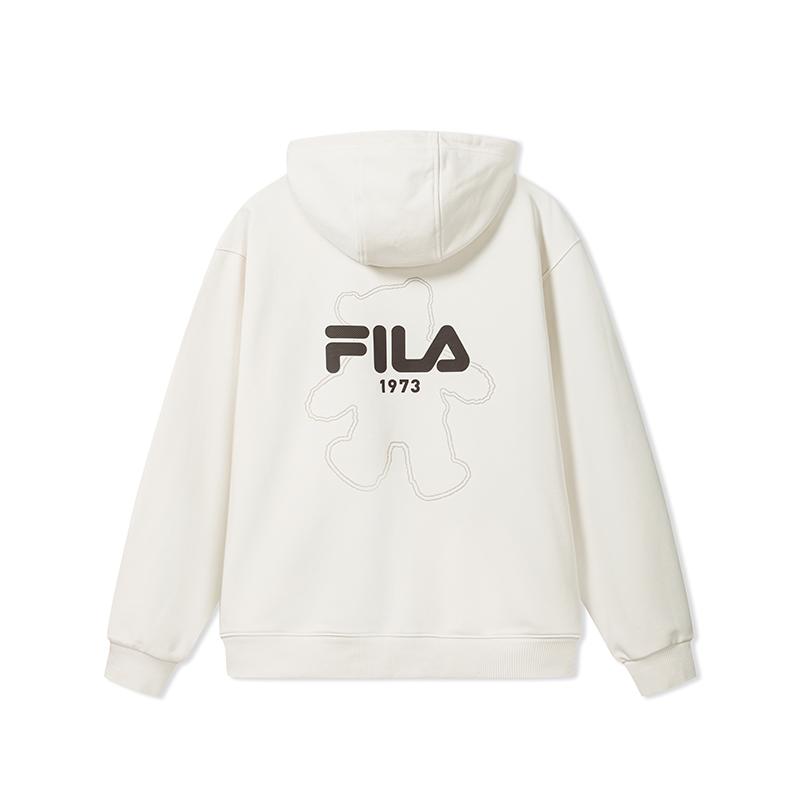FILA Original Bear Casual Hoodie Jacket Unisex jackets F51U639502F-IV