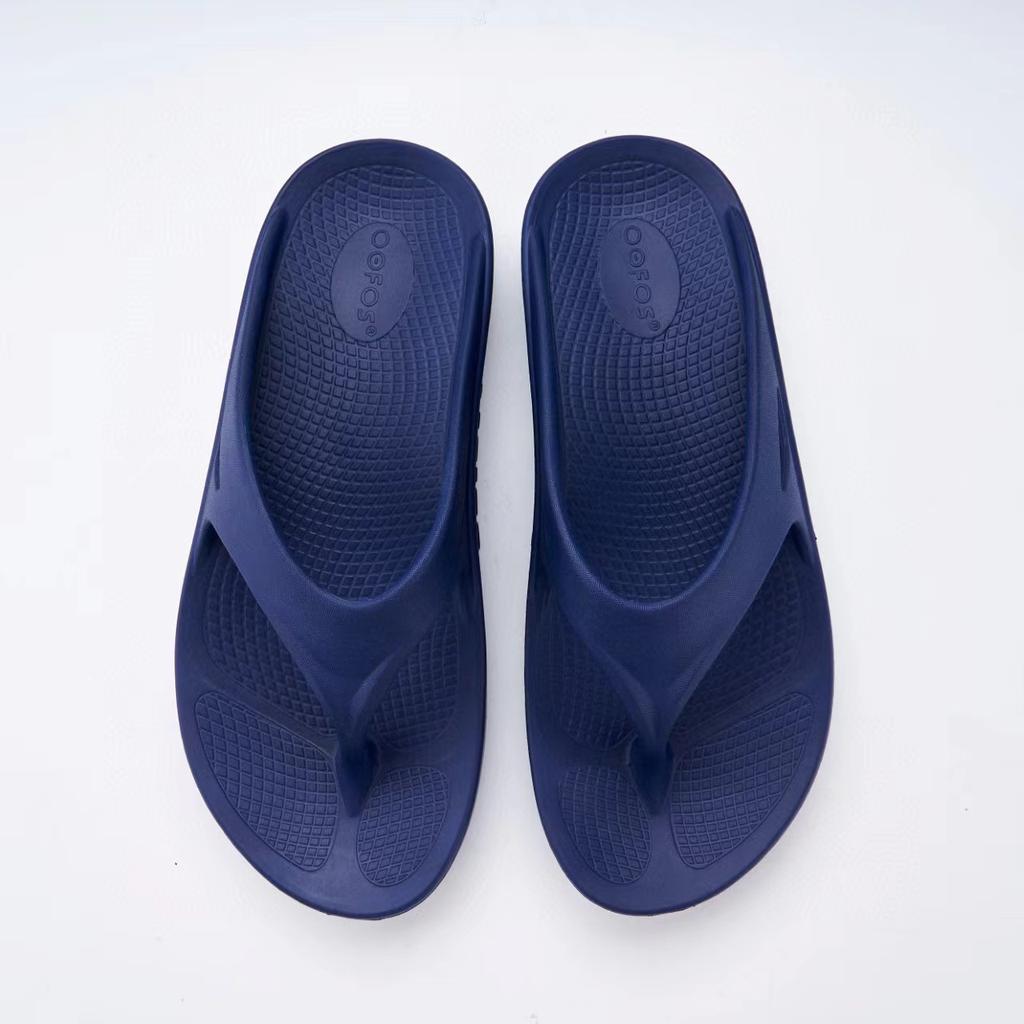 Youth Summer Sports Flip-Flops Solid Color Simple Thick-Soled Thong Sandals