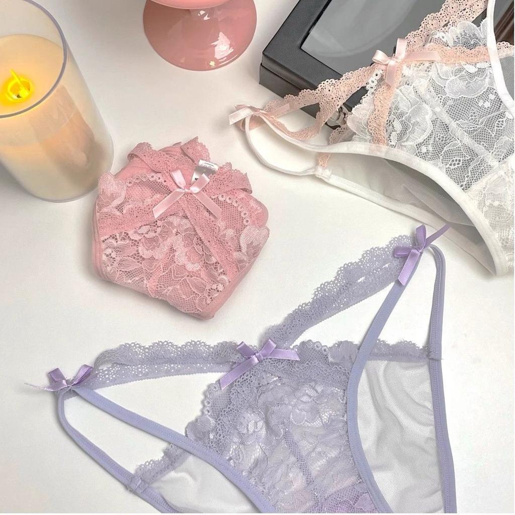 Sexy Cross Lace Inner Scheming Underwear Women's Suit Pure Desire Wind Small Chest Gathering Soft Steel Ring Beautiful Back Bra Cover