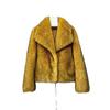 Autumn and winter new fox fur navy collar loose short versatile temperament imitation fur fur coat women