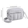 Quilted Crossbody Bag Lightweight with Adjustable Strap Compact Handbag for