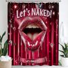 Modern Sexy Girl style Shower Curtain , Waterproof Bathroom Decor Curtain , Unique Gift, Stylish Design, Home decoration curtain
