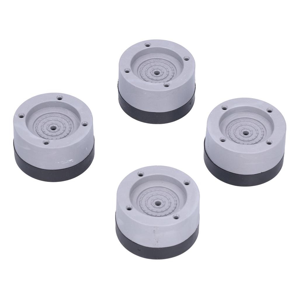 4Pcs Anti Vibration Rubber Foot Pad Universal Washing Machine Support Reduce Noise 4cm Gray