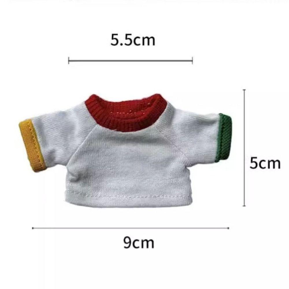 Zubehör Baumwollpuppenkleidung Mini-Kleidung Oberteile für 10 cm Baumwollpuppe für 10 cm Baumwollpuppe