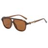 Fashion Oversized Pilot Sunglasses With Uv400 Protection For Outdoor Activities And Trendy Wear