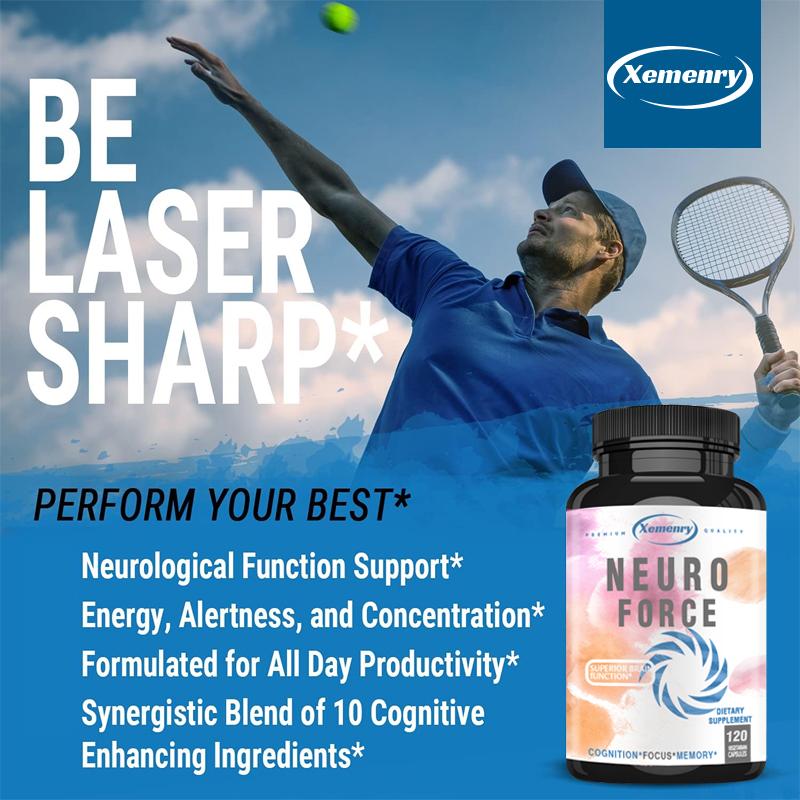 XEMENRY Brain-enhancing Supplements Improve Focus, Memory, and Cognitive Support, Boosting Overall Mental Performance.