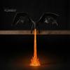 Magical Home Office Decor Fire-breathing Dragon Figurine, Durable PLA Flying Book Stopper, Bookshelf 3D Print Fantasy Ornament for Library Unique