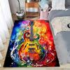 Abstract Art Musical Instruments Rug Print Floor Mat Carpet for Living Room Bedroom Large Soft Carpet Home Children's Room Mat
