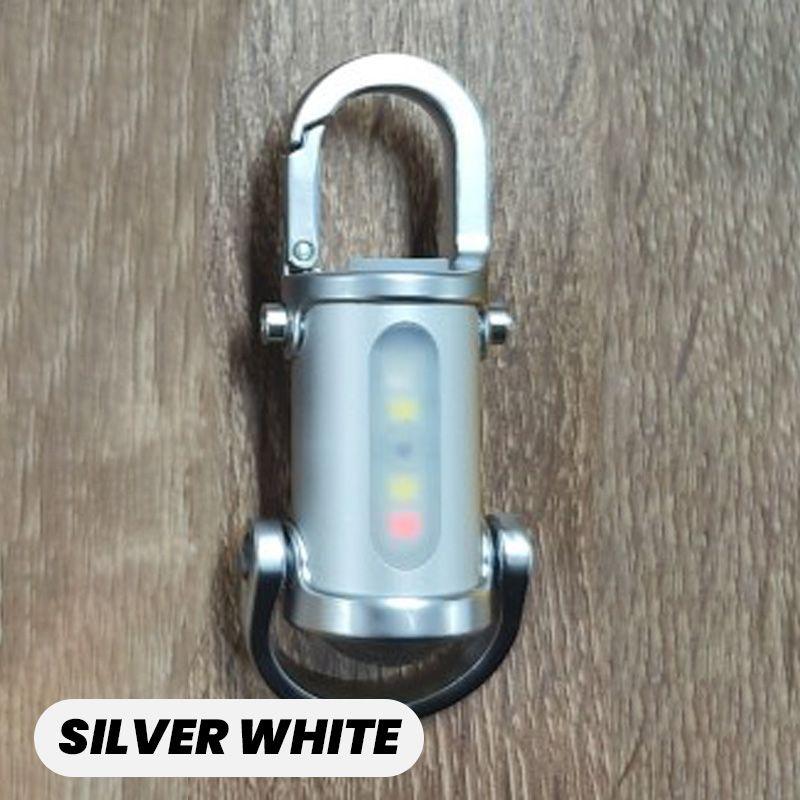 1200LM Super Bright Mini Keychain Flashlight Waterproof Flashlights 1000mAh Type-C Flashlight for Long Standby Life Waterproof