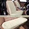 Fuzzy Car Seat Covers Set Fur Front Rear Car Seat Cushion Faux Fur Universal Wool Car Seat Cover Winter Warm Plush Soft Sheepski