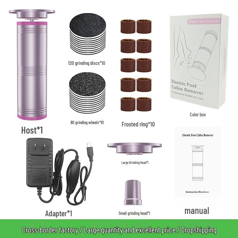 Portable Electric Foot Grinder & Dead Skin Remover for Home and Salon Use - Perfect for Foot Care and Nail Treatment