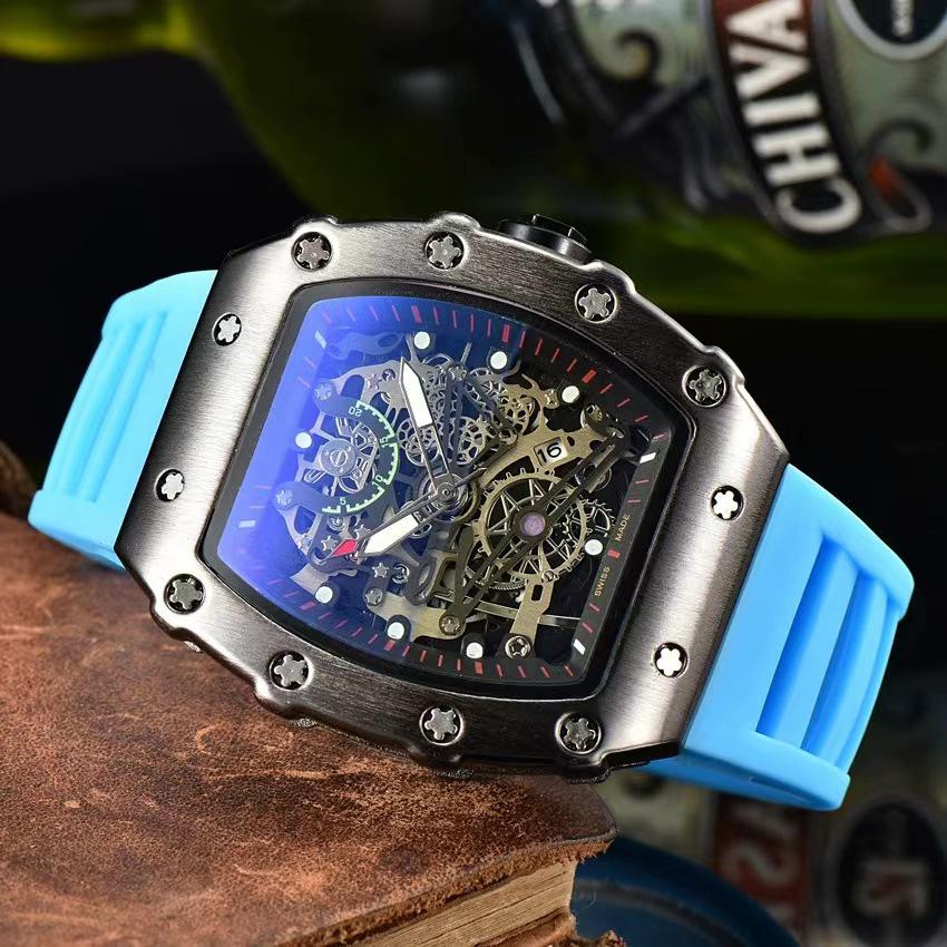 Best-Selling New Richard Skeleton Barrel Sport Men's Watch