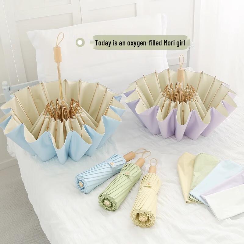 SYA-S UD 16-Rib Wind-Resistant Three-Fold Umbrella