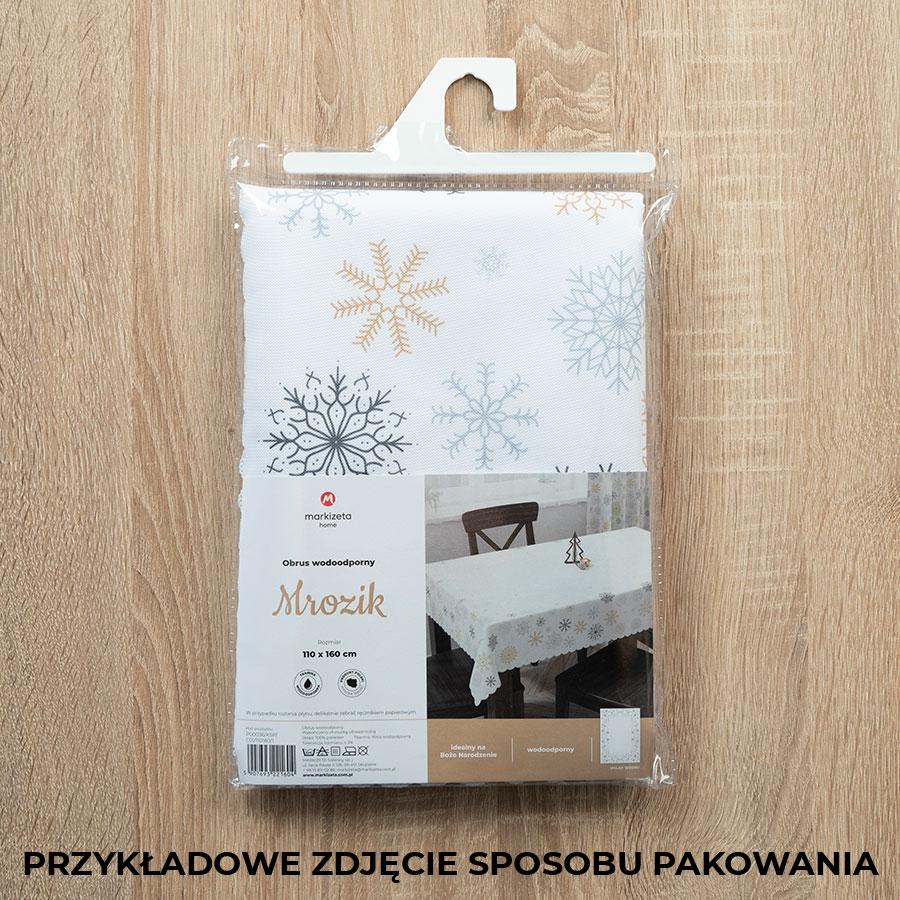 Śnieżki Velvet - Bieżnik Wodoodporny - 40X140 Cm - Jasny Niebieski Ze Srebrnym