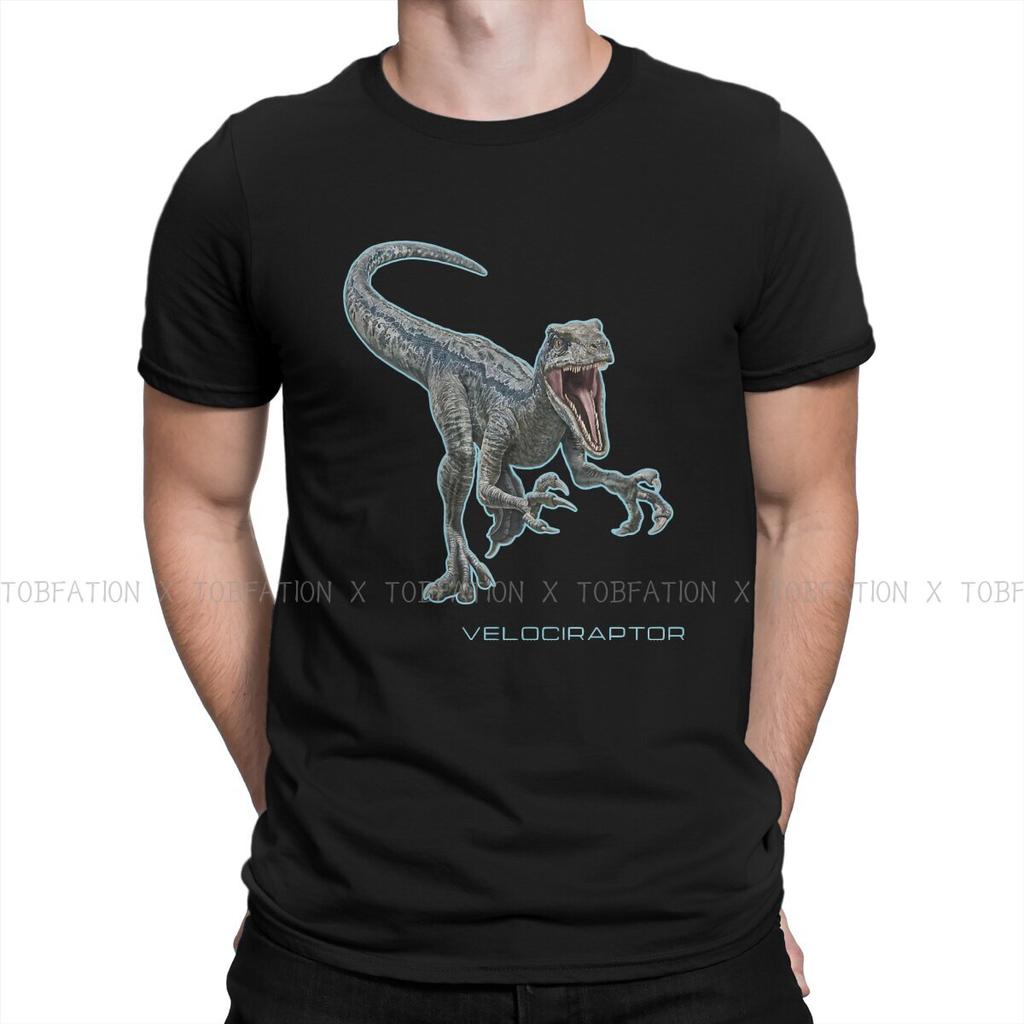 Jurassic Park Dinosaurs Film Man TShirt Velociraptor Fashion T Shirt Harajuku Sweatshirts Hipster