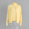 European-American High Neck Knit Sweater Cardigan Set for Spring/Autumn 2026 - Women's Long Sleeve Top + Cardigan