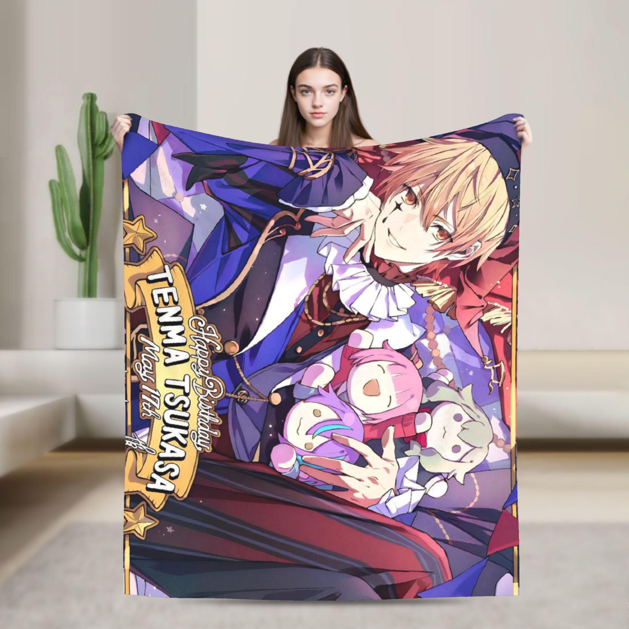 

Tsukasa Tenma Blanket Quality Soft Warm Throw Blanket Winter Decorative Couch Bed Novelty Bedspread 30x40in