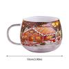 Christmas Themed Painted Mug for Coffee Juice Beverage Festival Atmosphere Party Decorations - Festive Cup for Beverages