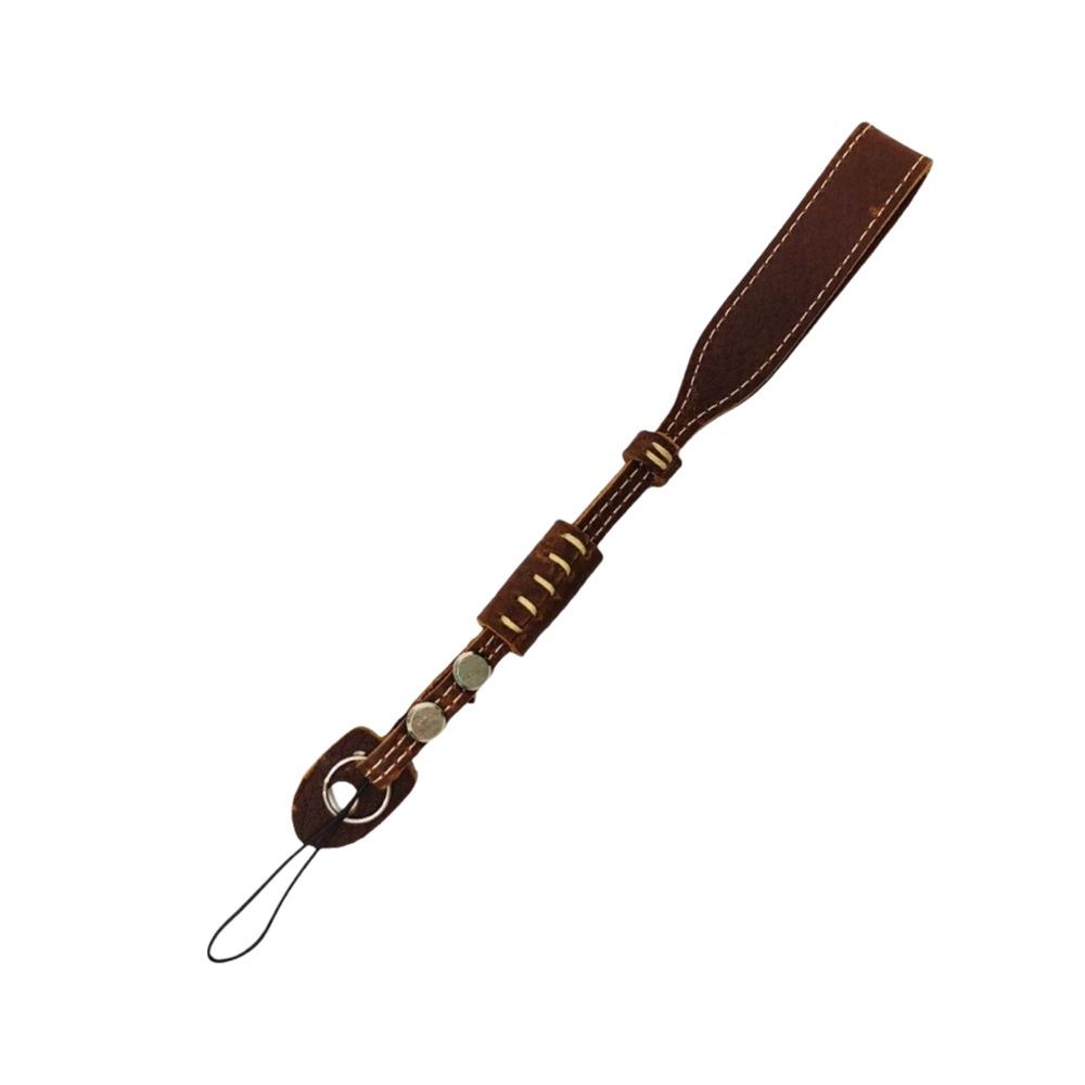 

Adjustable Length Camera Wristband Comfortable Touch Camera Wrist Strap All Models brown