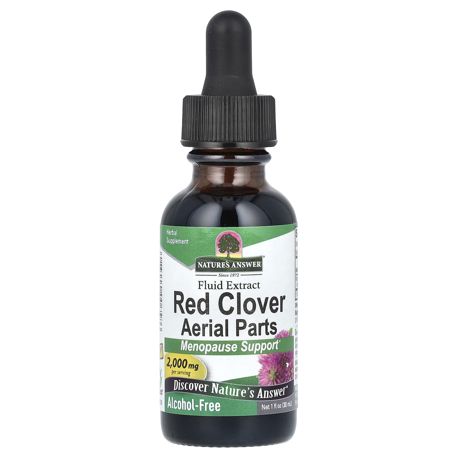 

Nature S Answer, Red Clover Aerial Parts, Liquid Extract, Alcohol Free, 2,000Mg, 30Ml(1Fl Oz)