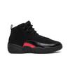Air Jordan 12 Retro GG 'Rosa Intenso' (Unissex) Tênis de Basquete Infantil Preto / Cinza Escuro-Rosa Rush 510815 006