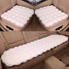 Winter Fleece Rabbit Fur Plush Car Seat Cushion 3-Piece Set