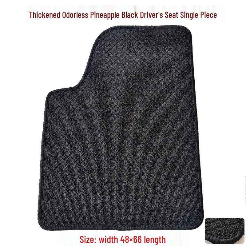 3D Surround Car Floor Mat - Main Driver, Anti-Slip, Suede, Universal Fit