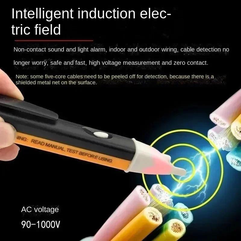 Tester Pen LED Light AC 110V-220V Electric Indicator 90-1000V Non Contact Socket Wall AC Power Outlet Voltage Detector Sensor