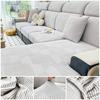 Elastic Sofa Cover Jacquard Polar Fleece Sofa Seat Cushion Cover For Living Room Pet Kids L Shape Corner Armchair Sofa Slipcover