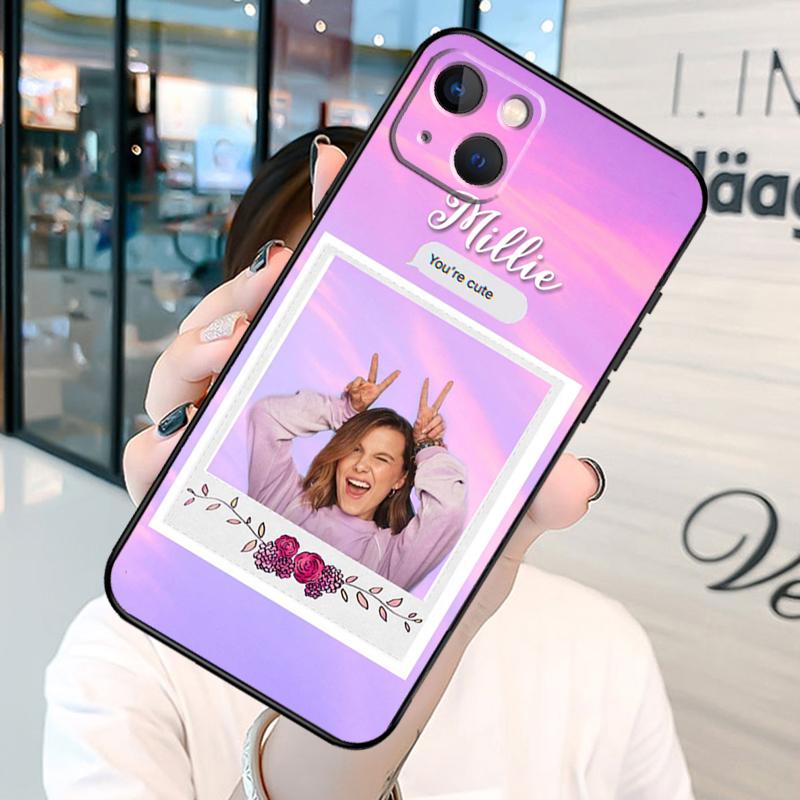 Millie Bobby Brown Funda For iPhone 13 14 15 16 Pro Max 11 14 15 16 Pro Max XR Plus X XS Max 12 Mini Covers Coque