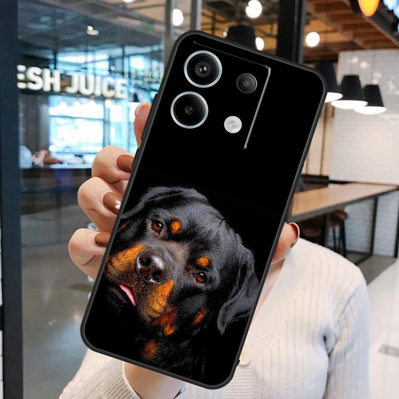 Rottweiler Dog Case For Xiaomi Redmi Note 15 Pro Plus 10 11 12 13 14 Pro Redmi 15 15C 10C 12C 13C 14C Cover