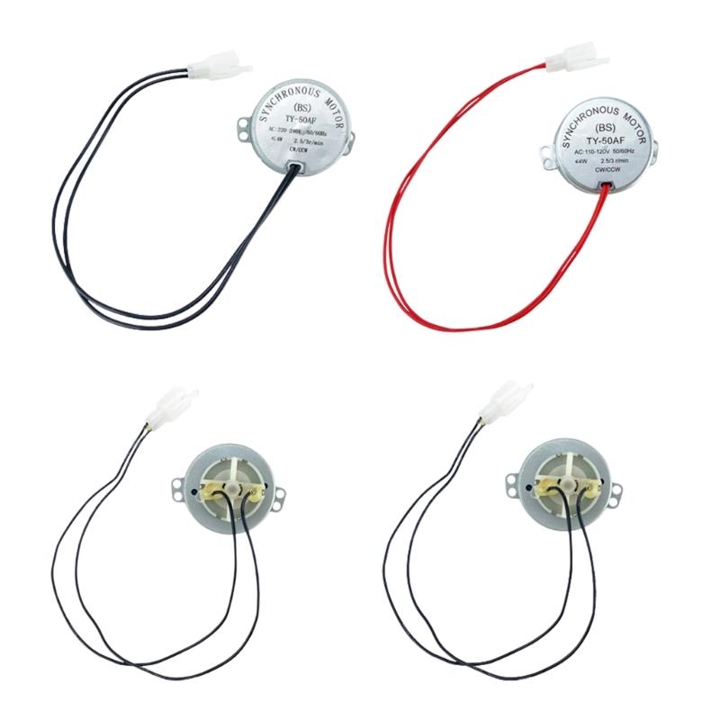 Synchronous Motor Power Cord Turntable Motor with Power Cord Accessories Electric Rotisserie Motor for Cup Turner